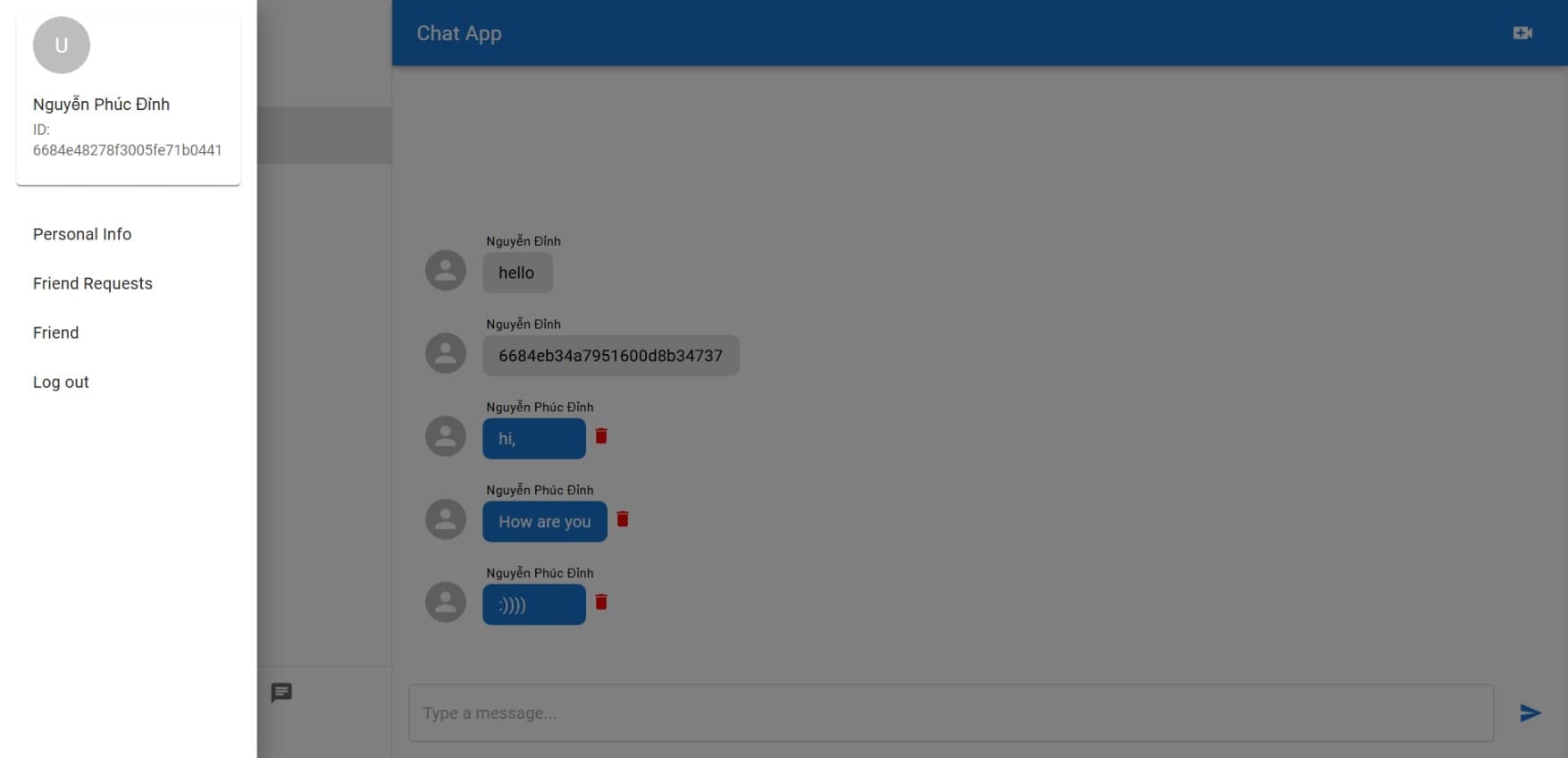 Real-time Chat App